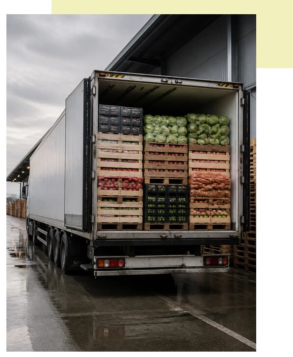 Перевозка плодоовощной продукции в Котельников по цене от 5309 р. | Агросервис-Ктн